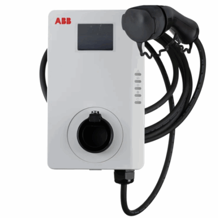 ABB Terra AC Wallbox Single Phase 7 kW / 32 Amp EV Charger with 5 metre charging cable